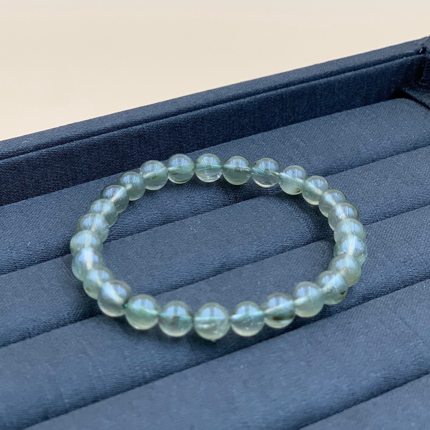 Vòng Tay Thạch Anh Tóc Xanh 6 mm