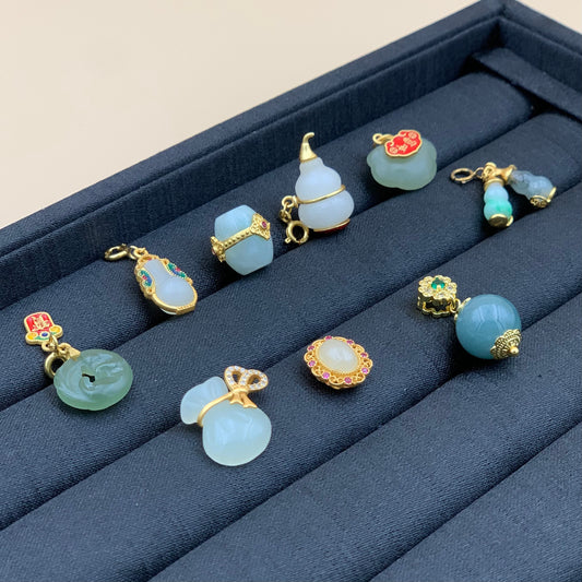 Mặt Dây Chuyền Charm Ngọc