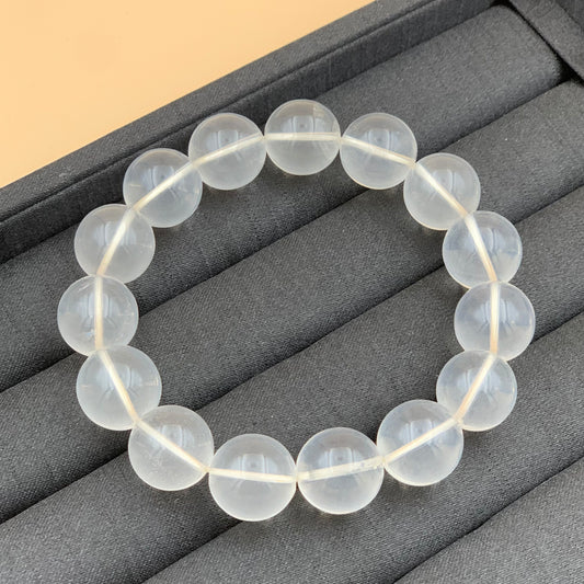 Vòng Tay Thạch Anh Trắng 14 mm