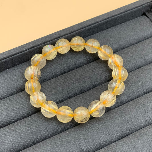 Vòng Tay Thạch Anh Tóc Vàng Svip 12 mm