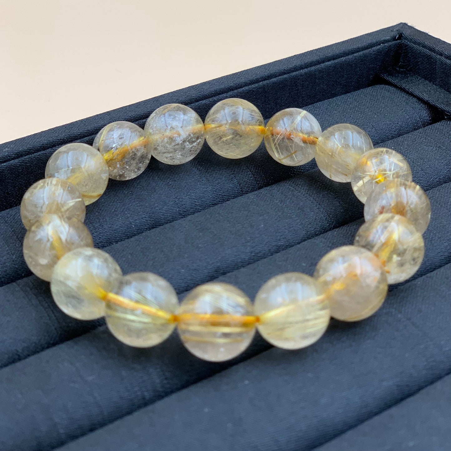 Vòng Tay Tóc Vàng 14 mm