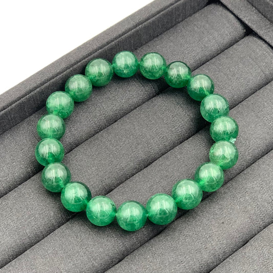 Vòng Tay Thạch Anh Ưu Linh Xanh 11 mm