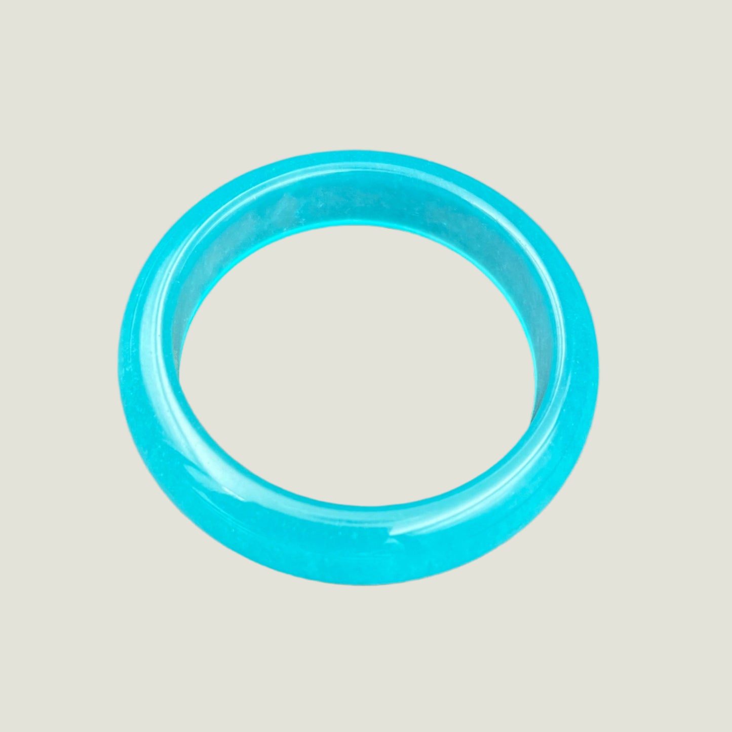 Blue ring on a gray background