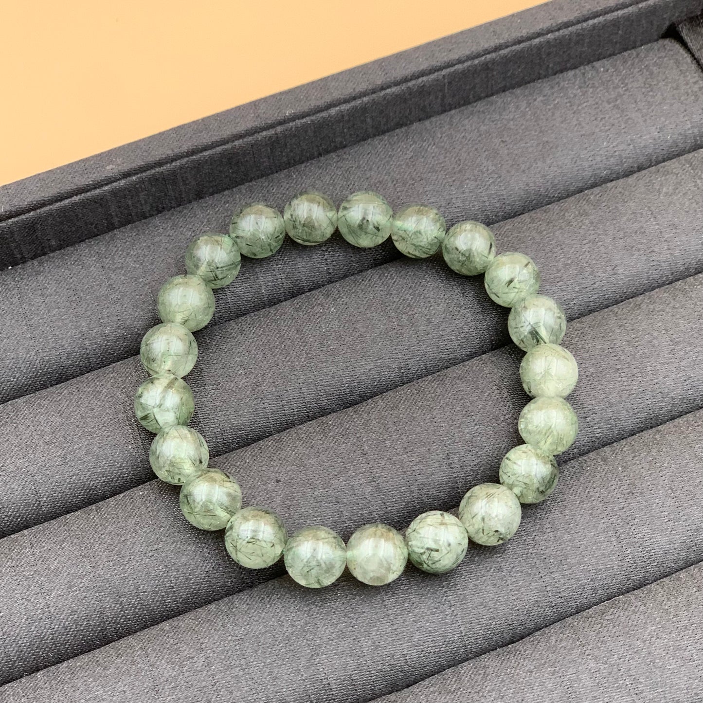 Vòng Tay Thạch Anh Tóc Xanh 9 mm