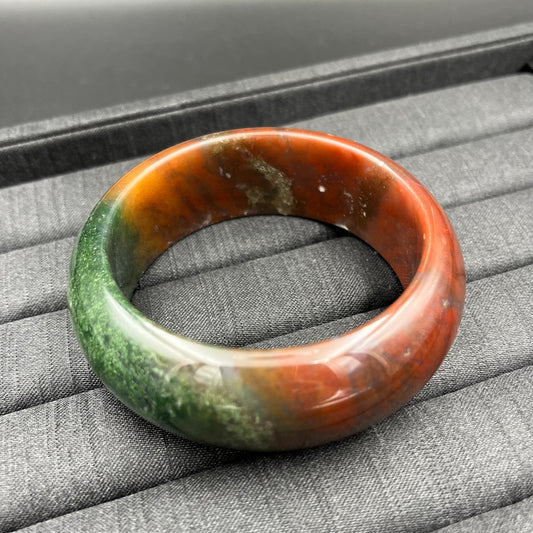 Vòng Tay Mã Não Rêu Bảng Lớn