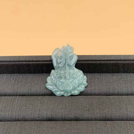 Chữ Phật Hoa Sen Ngọc A