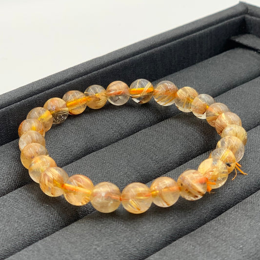 Vòng Tay Thạch Anh Tóc Vàng Vip