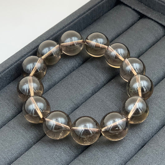 Vòng Tay Thạch Anh Khói 16 mm