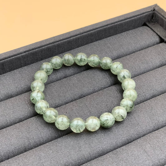 Vòng Tay Thạch Anh Tóc Xanh 9 mm