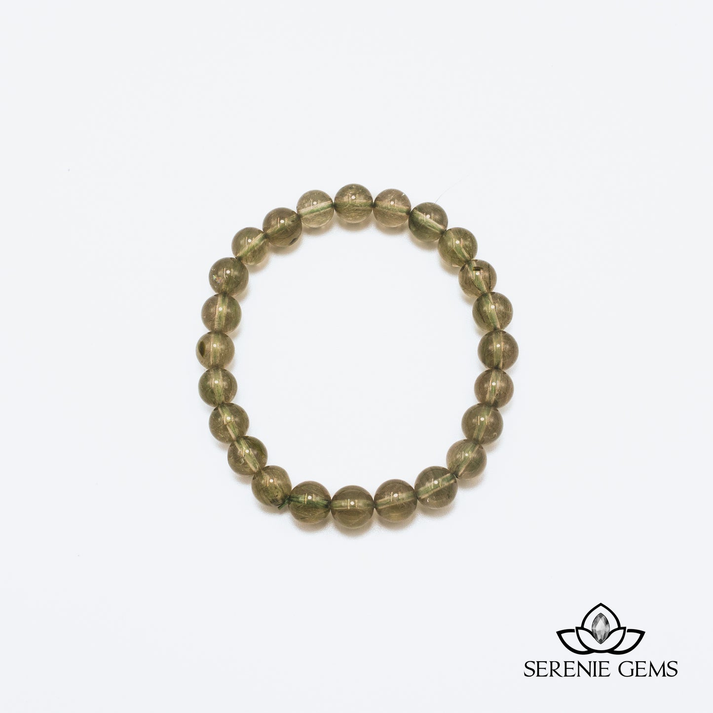 Vòng Tay Thạch Anh Tóc Xanh 5 mm