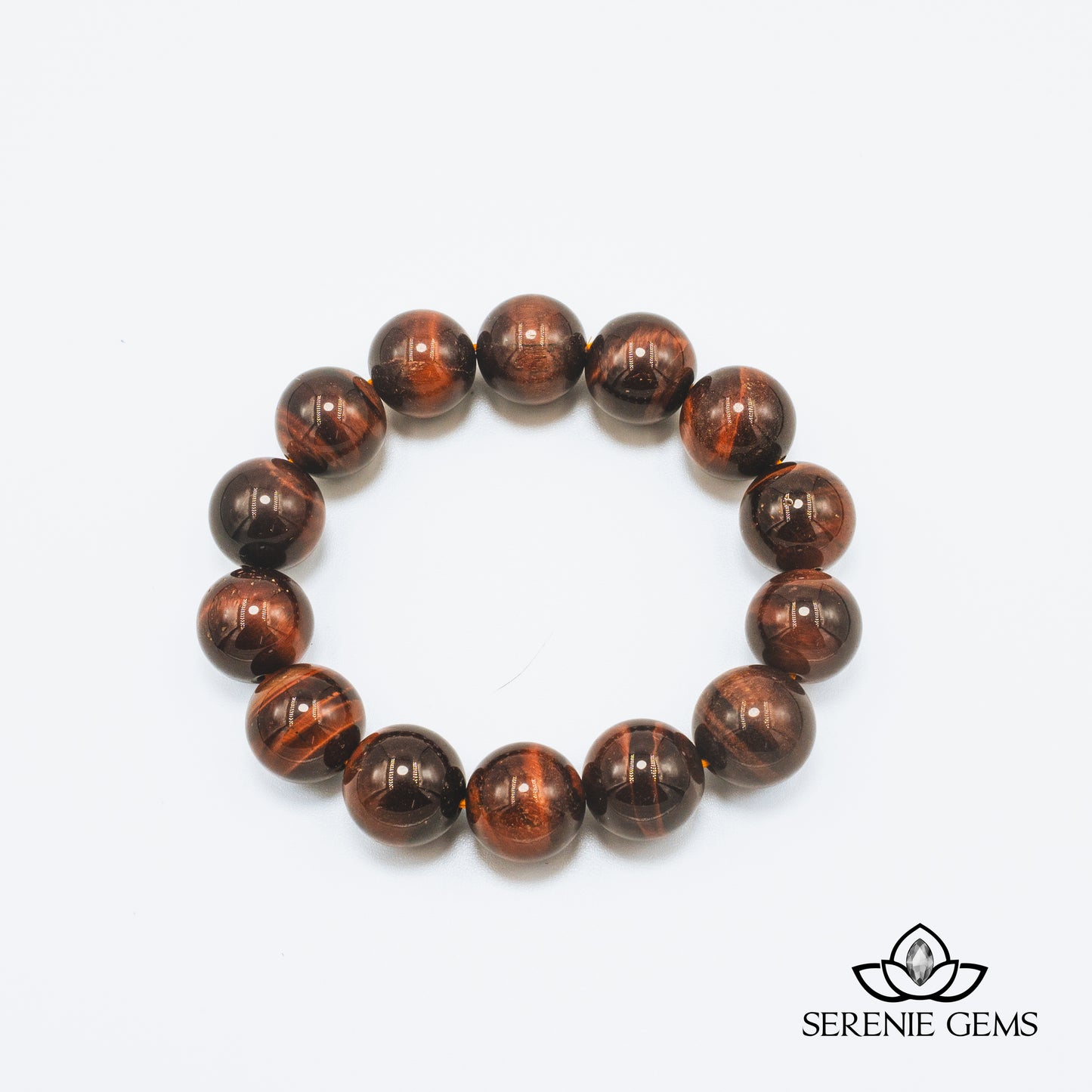 Vòng Tay Thạch Anh Mắt Hổ 14 mm