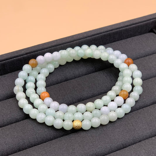 Vòng Dây Chuyền Ngọc Xanh 6 mm