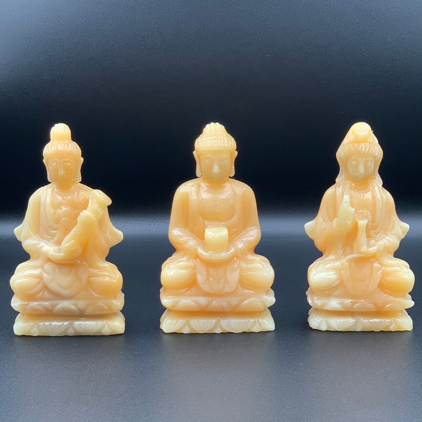 Tượng Tam Thể Phật Hoàng Long 10 cm