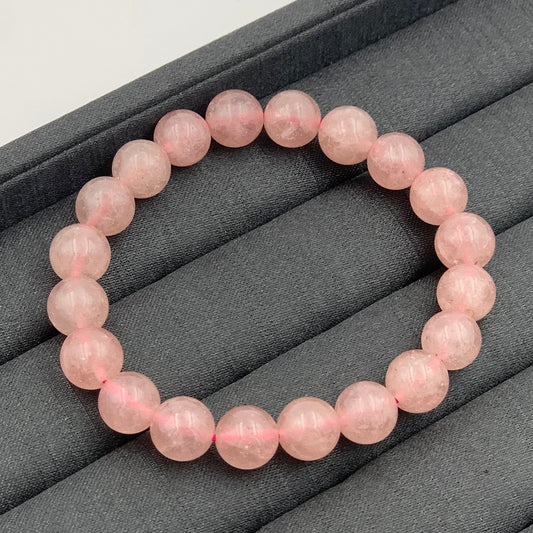 Vòng Tay Thạch Anh Dâu 10 mm