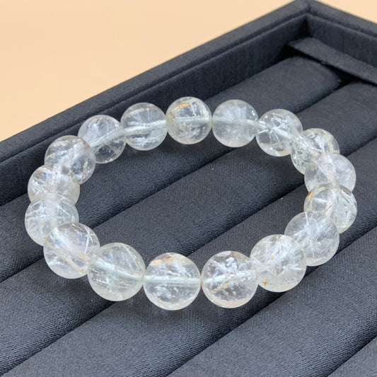 Vòng Tay Thạch Anh Tóc Trắng 11 mm