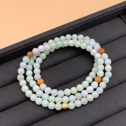 Vòng Dây Chuyền Ngọc Xanh 6 mm