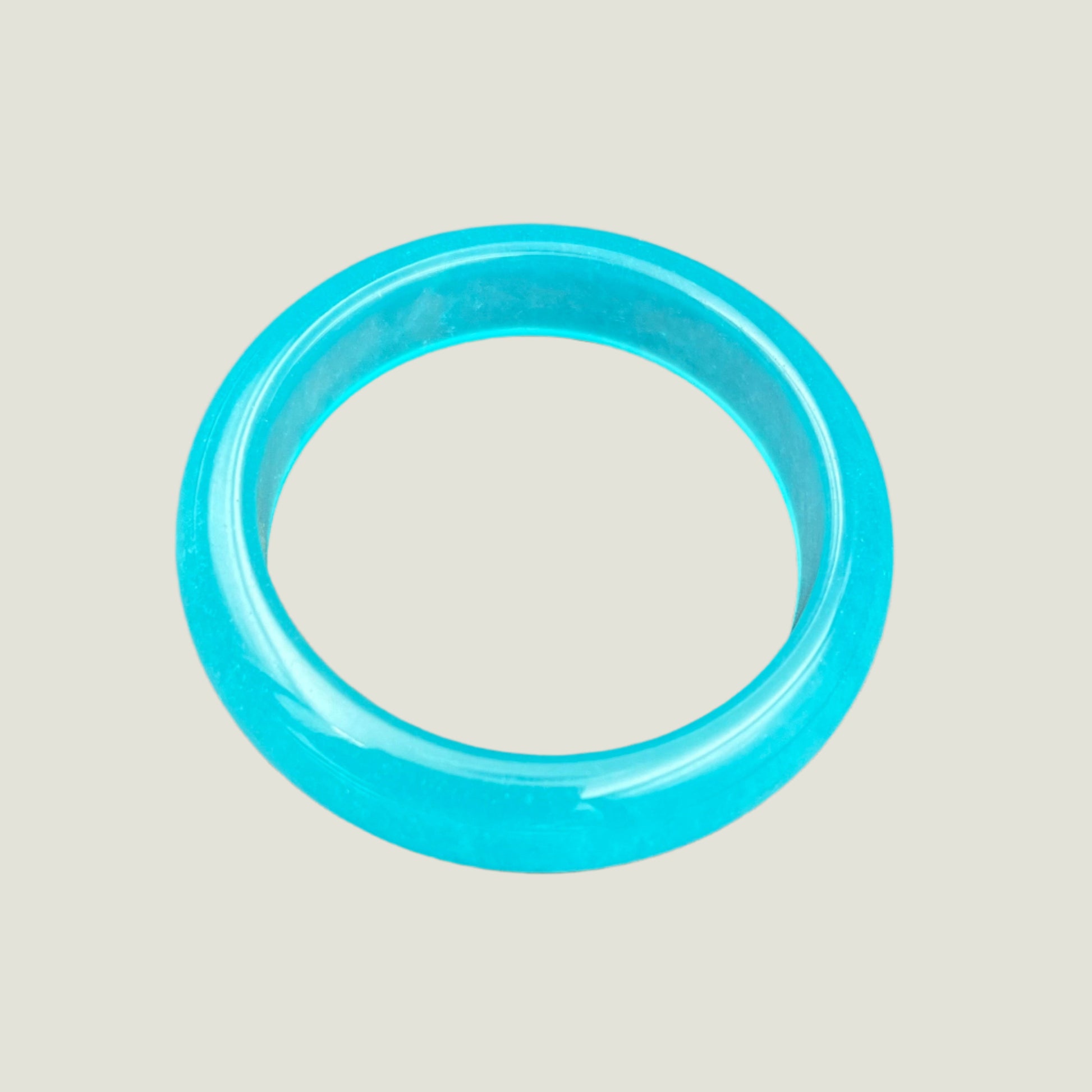 Blue ring on a gray background