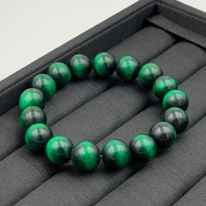 Vòng Tay Thạch Anh Mắt Hổ 12 mm