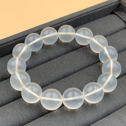 Vòng Tay Thạch Anh Trắng 14 mm