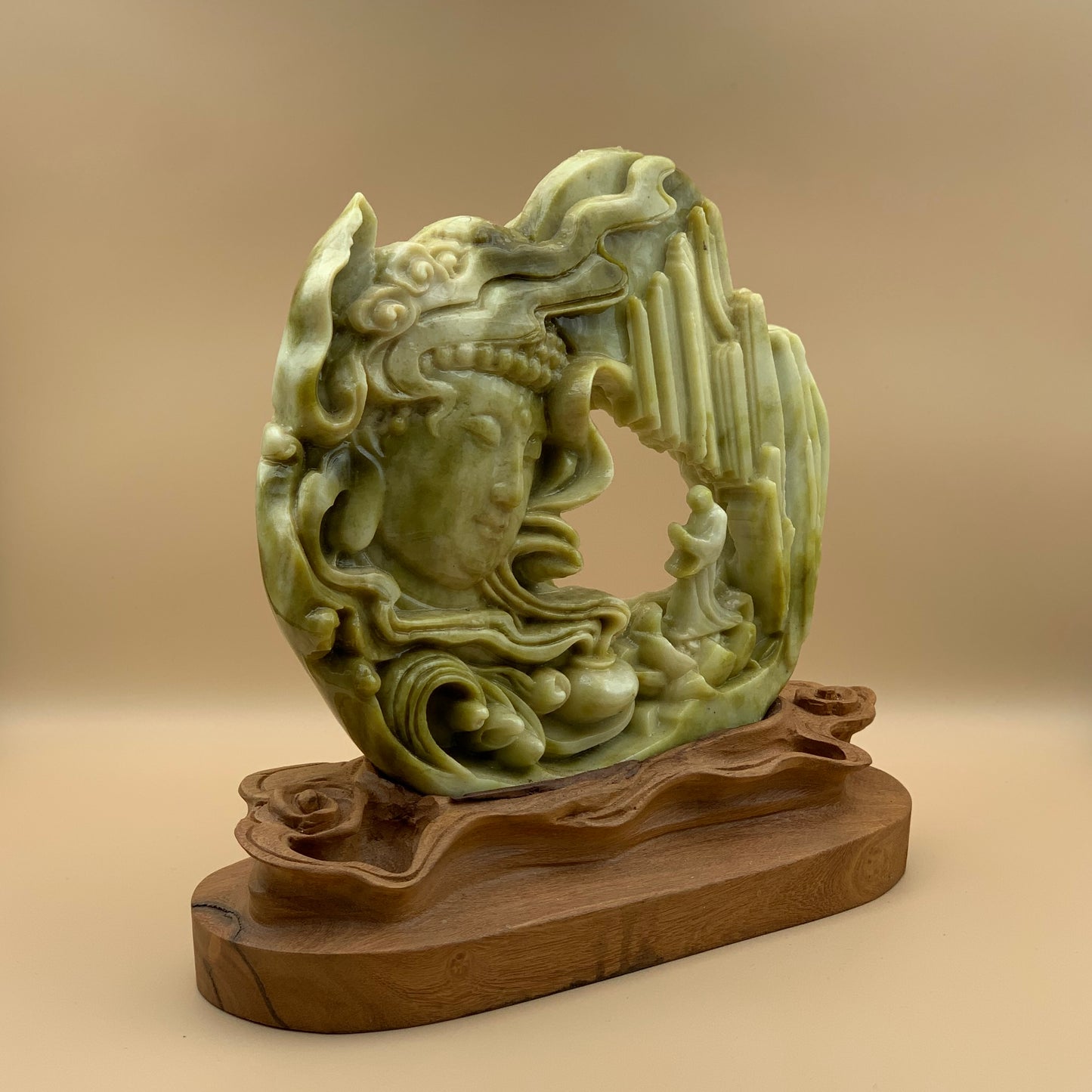 Tượng Phật Ngọc 20 cm