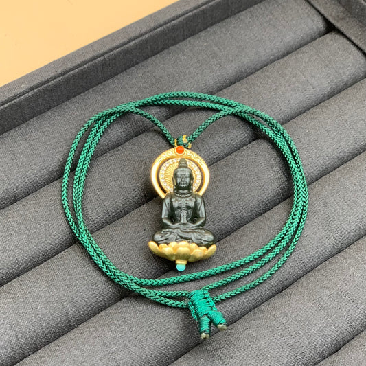 Vòng Dây Chuyền Ngọc Bích Bạc Xi