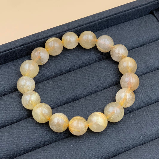 Vòng Tay Tóc Vàng Vip 12 mm