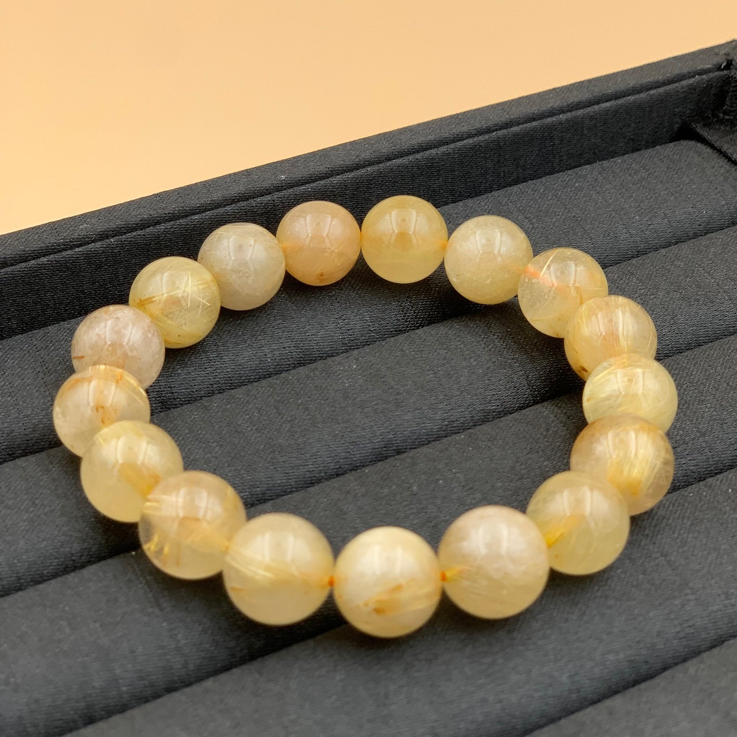 Vòng Tay Tóc Vàng 12 mm