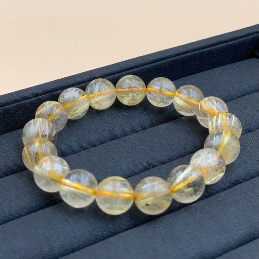 Vòng Tay Thạch Anh Tóc Vàng Svip 12 mm