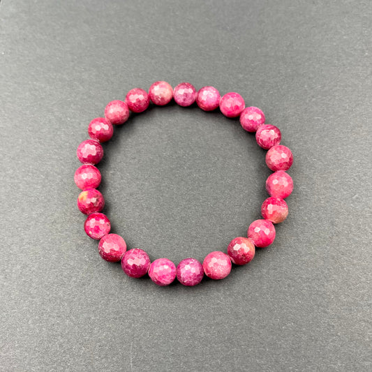 Vòng Tay Ruby 8 mm