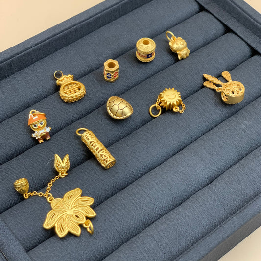 Mặt Dây Chuyền Charm Bạc Xi Tỉnh Điện
