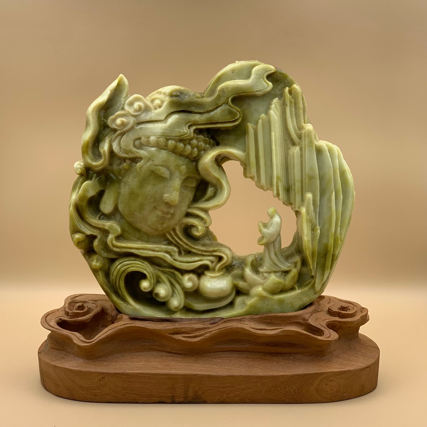 Tượng Phật Ngọc 20 cm